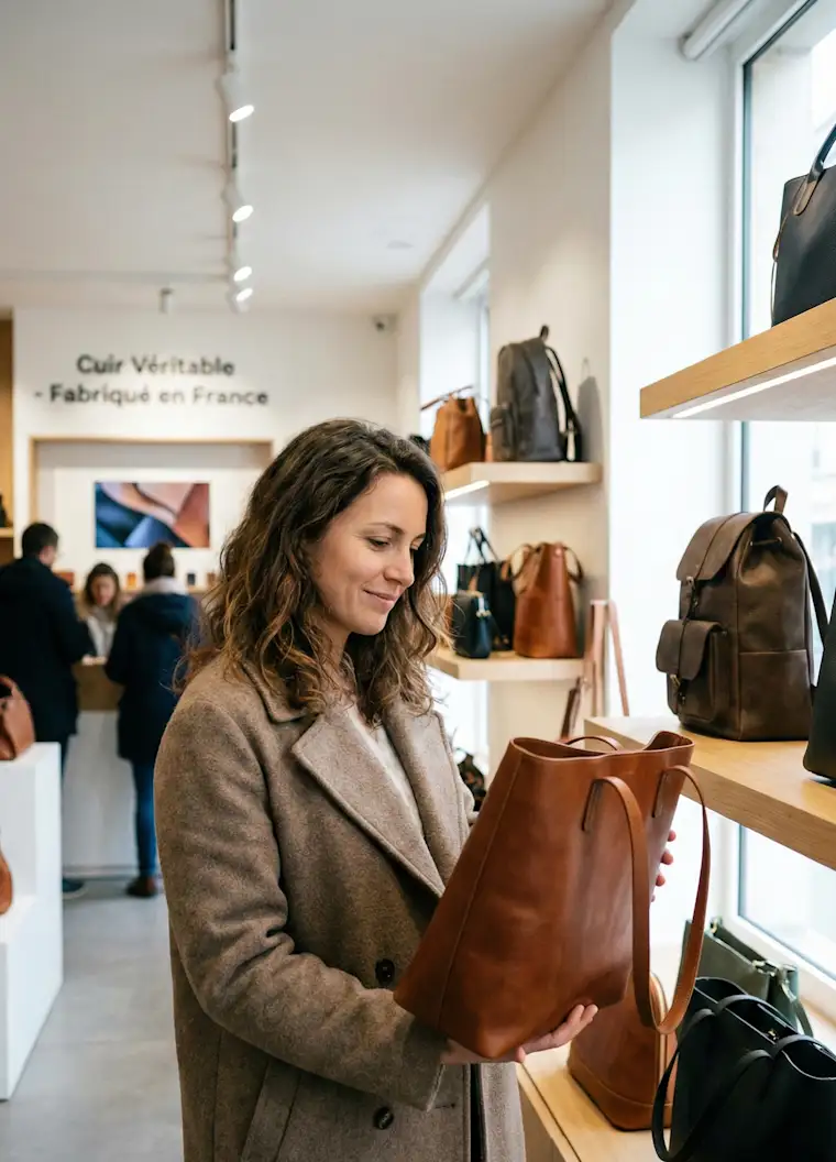 Retail-portrait- bags - client with bag