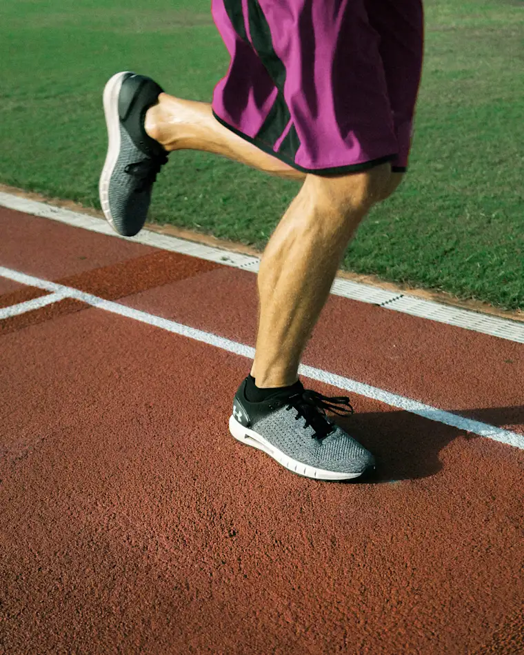 Beauty Wellbeing And Sport - Portrait - Running Coach - Still - Closeup of legs of running person