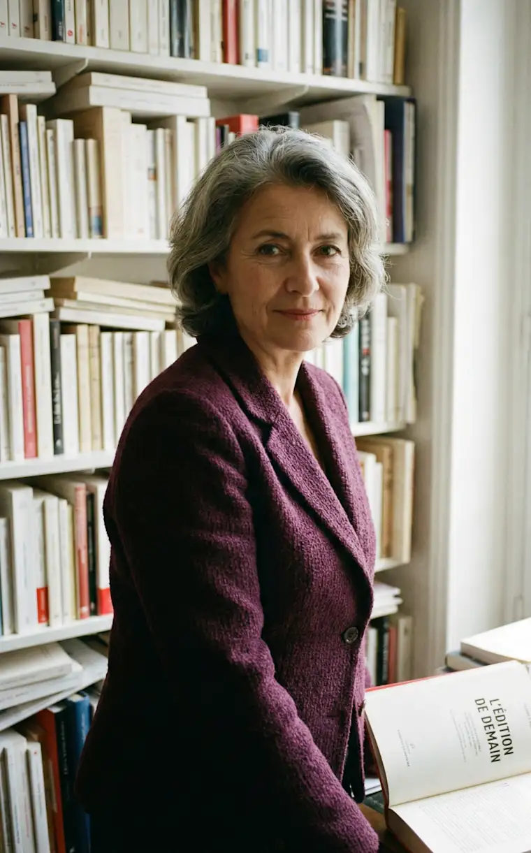 Arts Entertainment-portrait-press magazine- editor facing camera