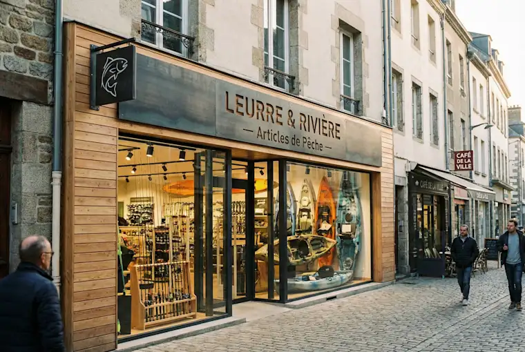 Retail-landscape-fishing shop-outside
