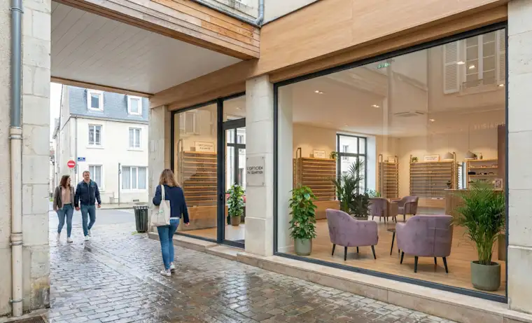 Health-landscape-optician-outside store