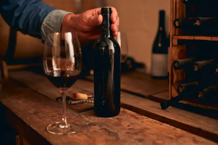 French Wine Shop - Wine bottle