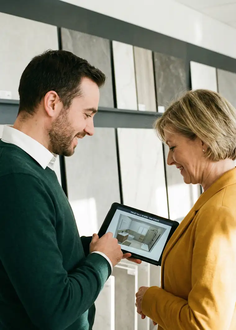 Deco & House-portrait-bathroom shop-sales consultant