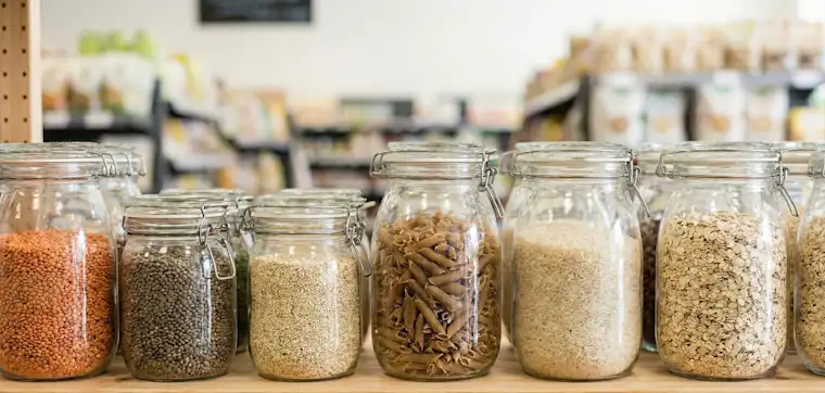 Organic Grocery Store - Jars