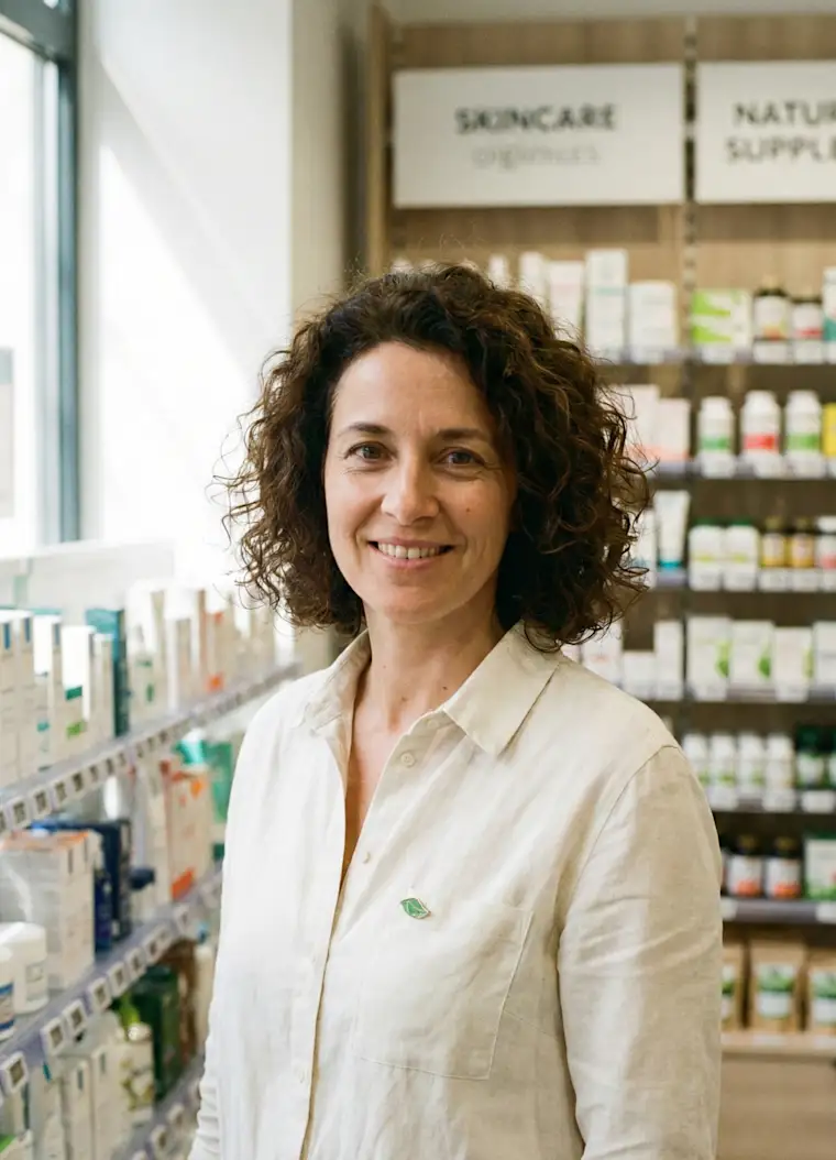 Health-portrait-parapharmacy-manager facing camera