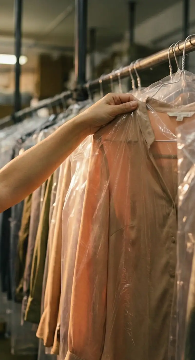 Proximity Services-portrait-dry cleaning-fr-hanging clean shirts