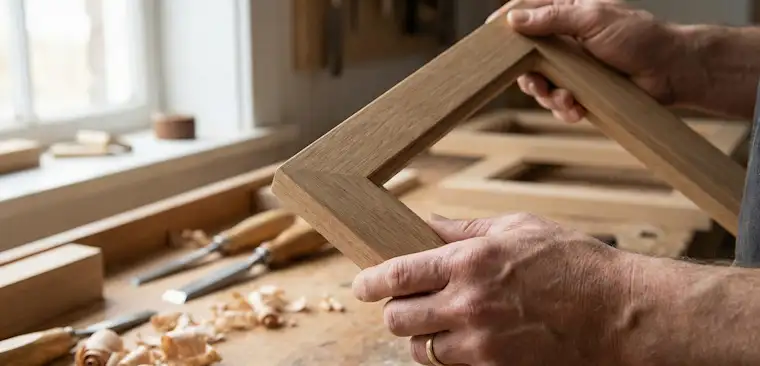 Retail-landscape-frame-hand on frame