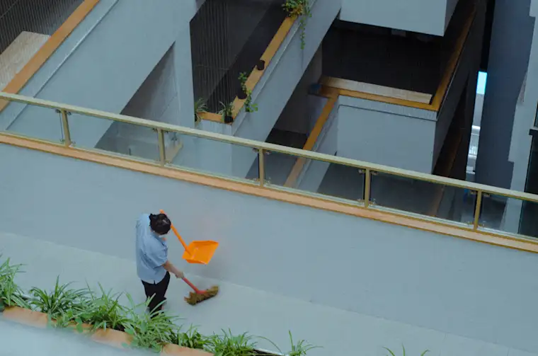 Janitor - broom