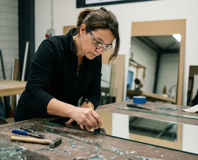 Retail-portrait-mirror-close up working mirror 2