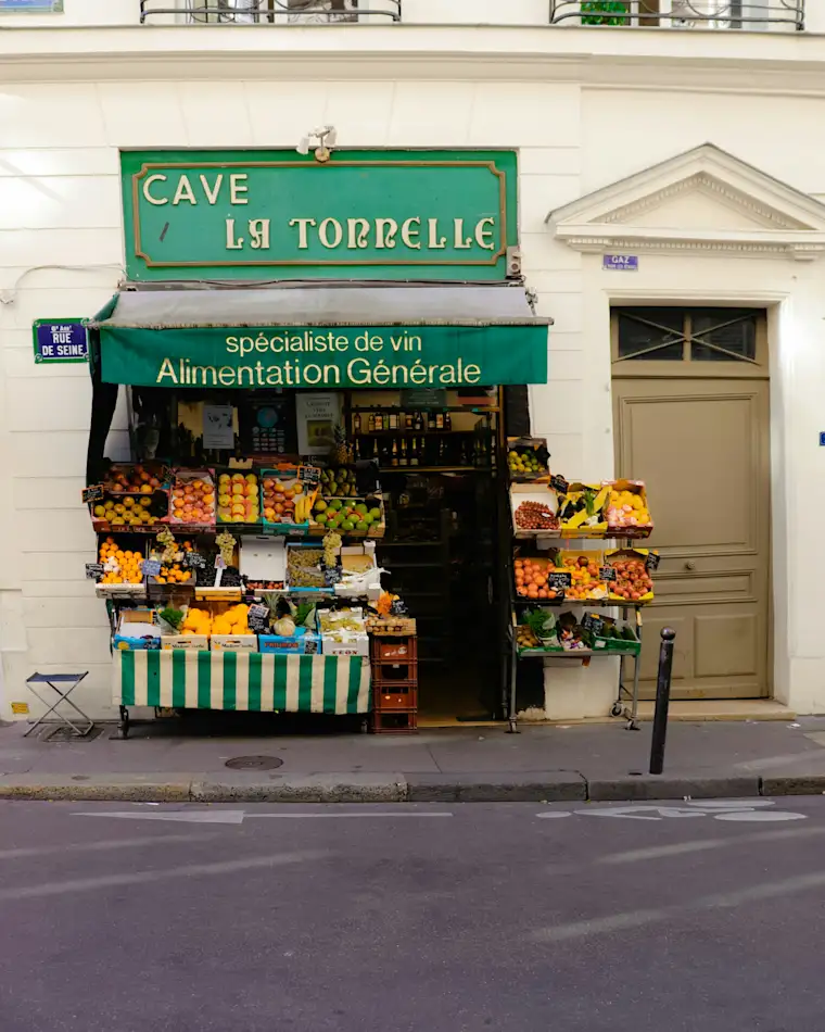 Food and Restaurants-portrait-groceries-fr-storefront 2
