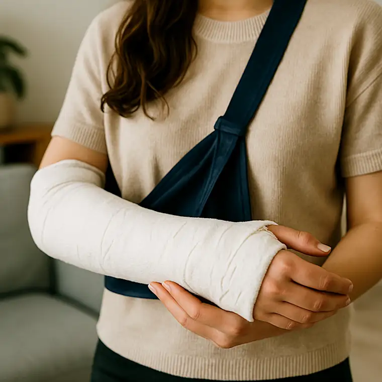 broken arm