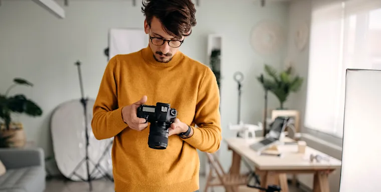 Elektronica Landing Page: Fotograaf