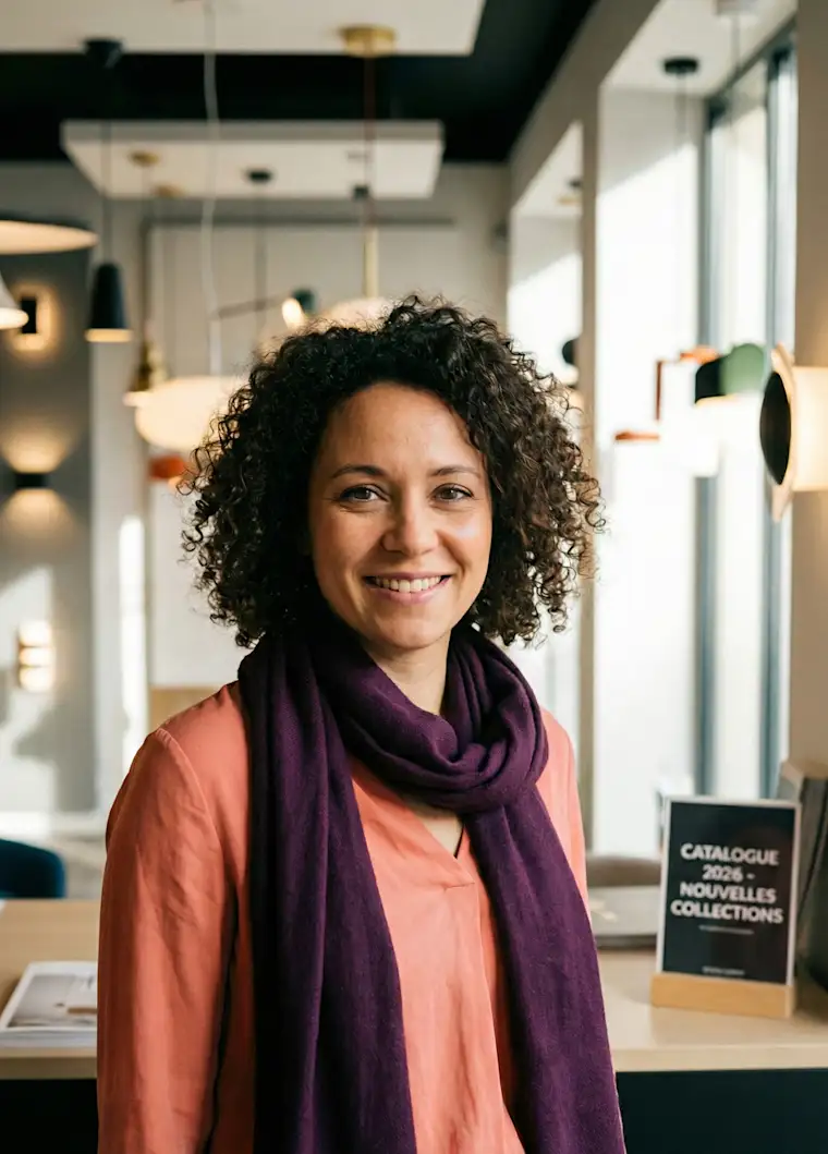 Deco & House-portrait-lamps-seller facing camera