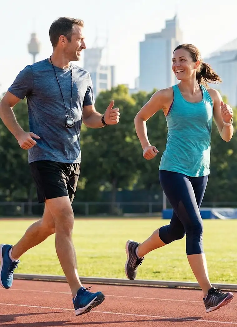 Health coach sportif running