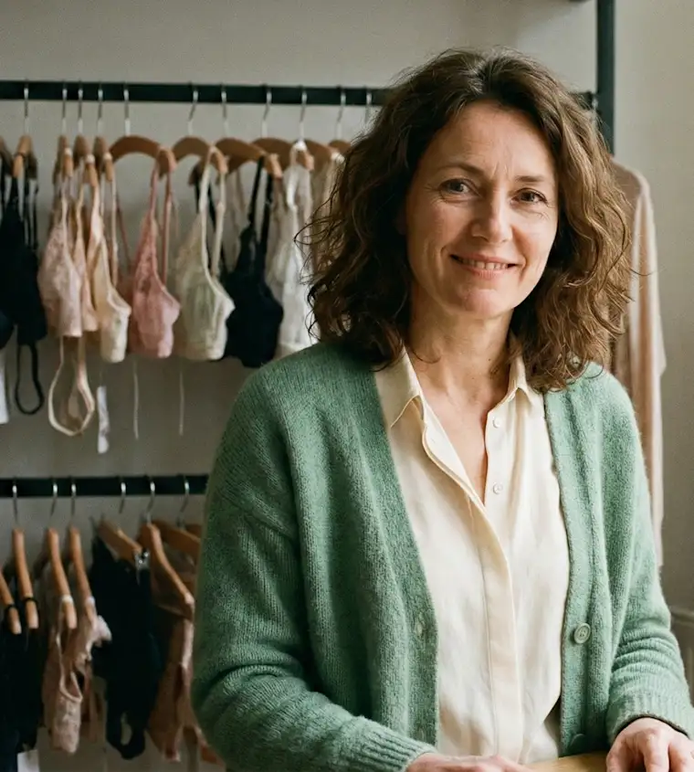 Retail-portrait- lingerie- manager