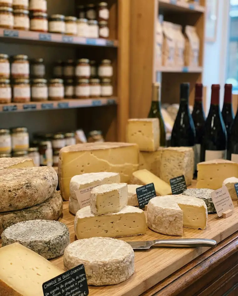 Delicatessen - Cheese selection