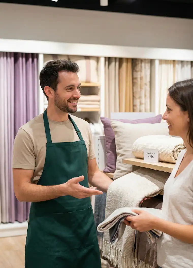 Deco & House-portrait-deco and house shop-seller showing product 2