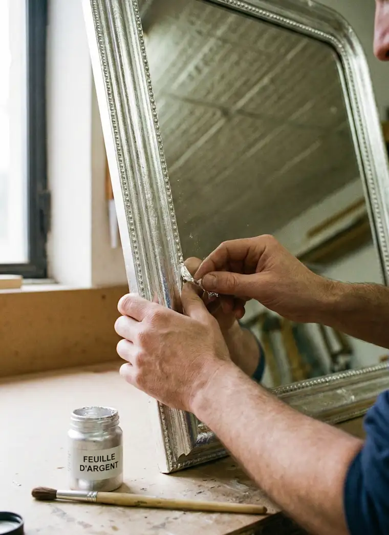 Retail-portrait-mirror-close up working mirror