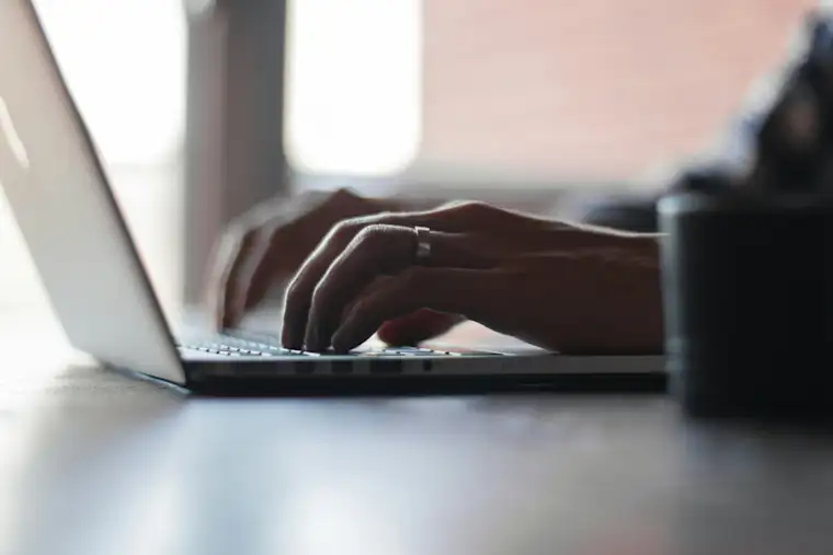 Typing on Keyboard