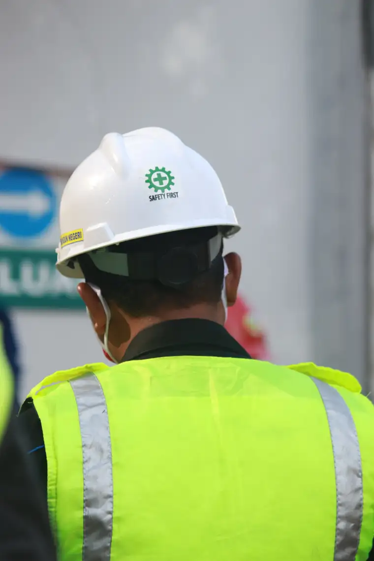 Werken in de bouw: Veiligheid staat voorop. 