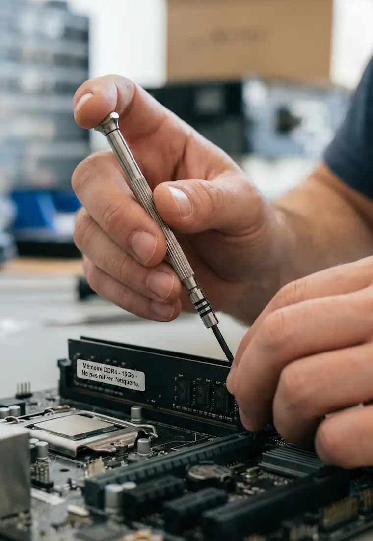Tech And Digital - Landscape - It Support Technician - Close Up Hand