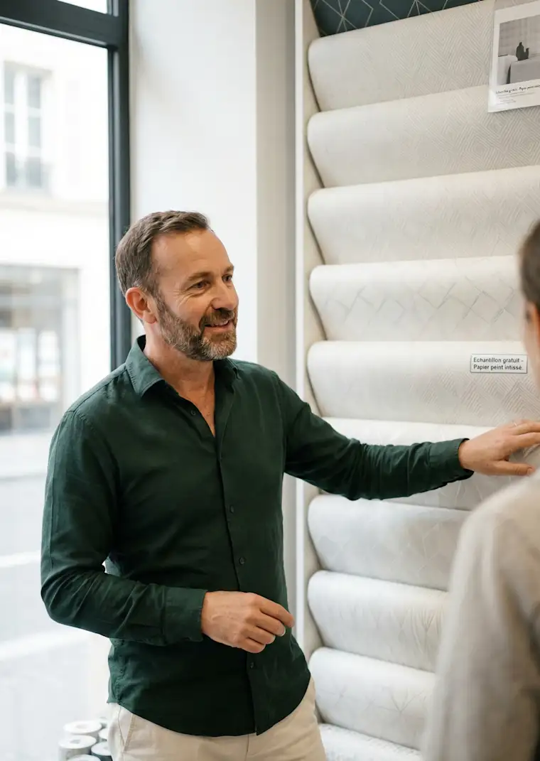 Deco & House-portrait-wallpaper-sales person