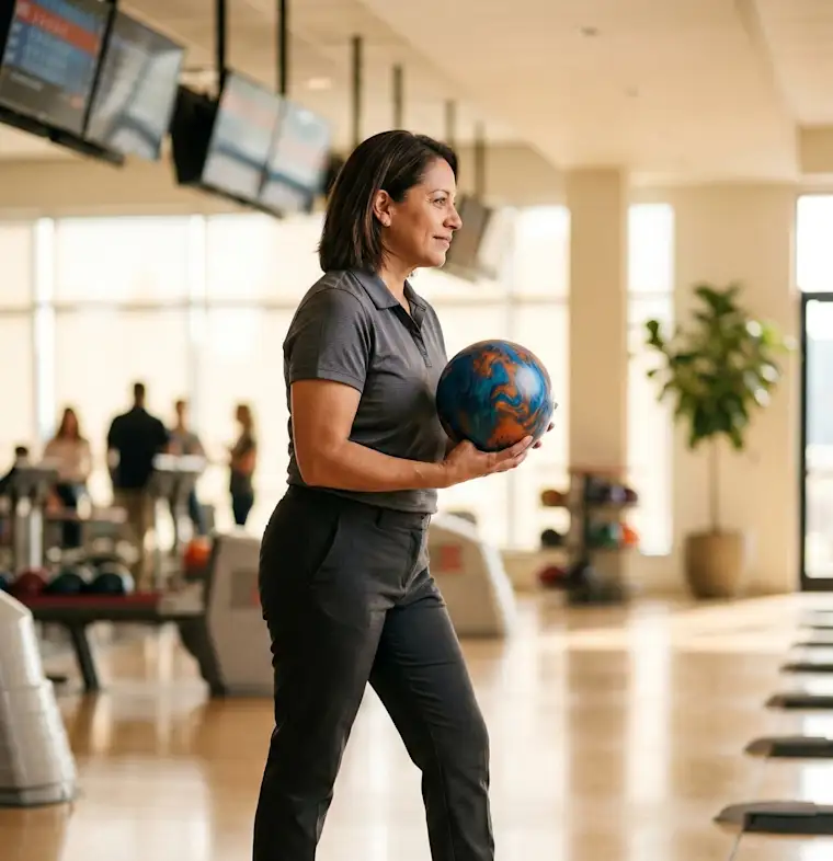 Beauty Wellbeing And Sport - Portrait - Bowling Instructor - Action - Bowling Instructor