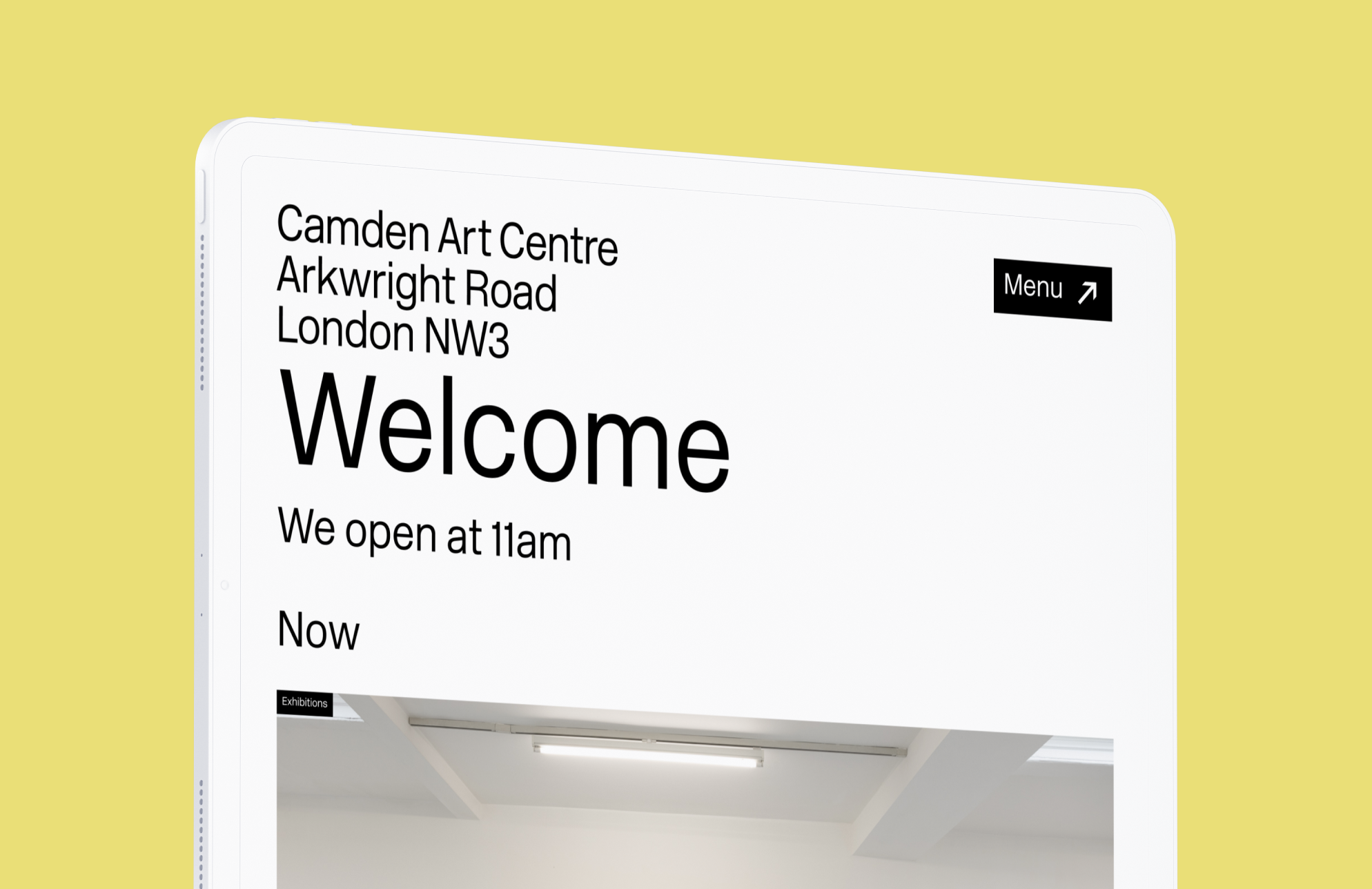 Camden Art Centre Header