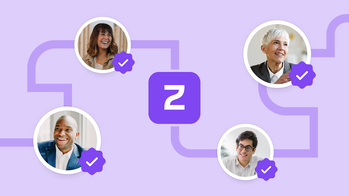Verified agents on journey line