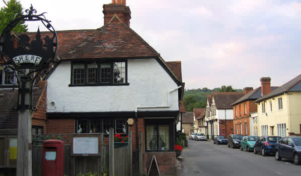 Traditional village of Shere with period properties