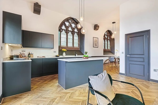 Two-bedroom flat in a converted chapel with links to The Beatles, Liverpool, £270,000
