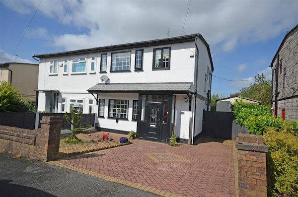 A modern semi-detached house for sale in Tameside