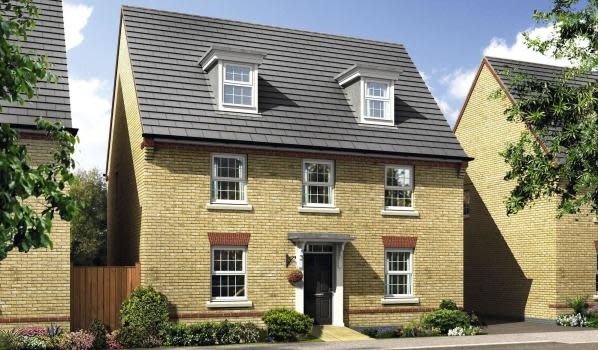 New-build house on South Road, Durham.