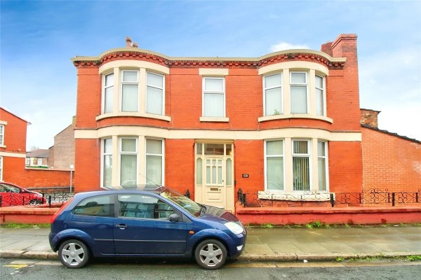 Four-bedroom semi-detached house, Liverpool, £100,000