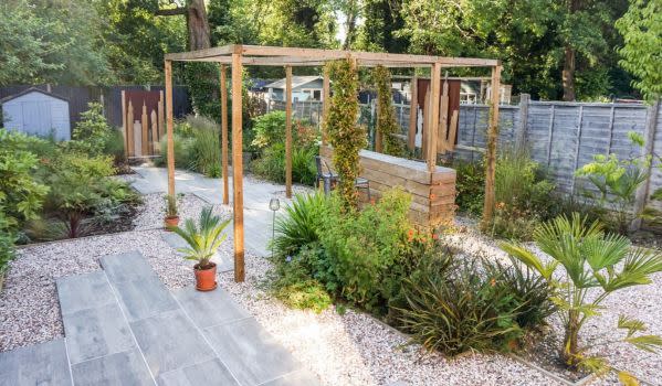 Landscaped garden in Solihull