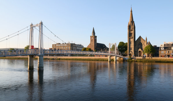 Greig Street Bridge over the River Ness in Inverness