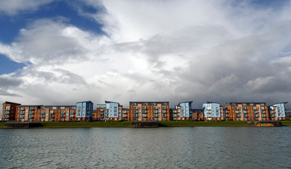 Dockland Apartment Buildings in Lllanelli