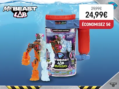 MrBeast Lab Chambre de Mutation Figurine Panthère Magma-Frost