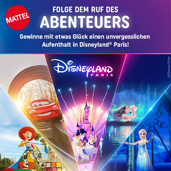 Disneyland Paris x Mattel Gewinnspiel