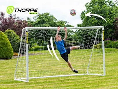 10ft x 6ft Thorpe Sports Pro Football Goal