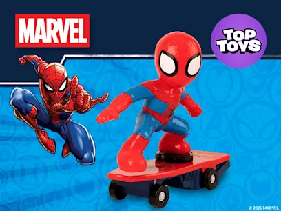 Marvel Spider-Man Remote Control Skateboard Figure Set