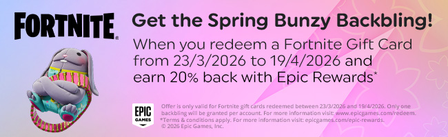 Fortnite Digital Gift Cards Promo March 2026