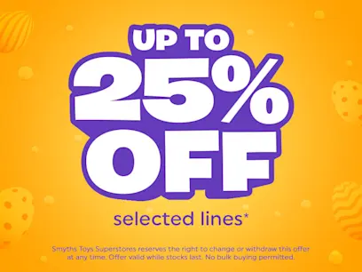 White text with a purple background on a yellow background.