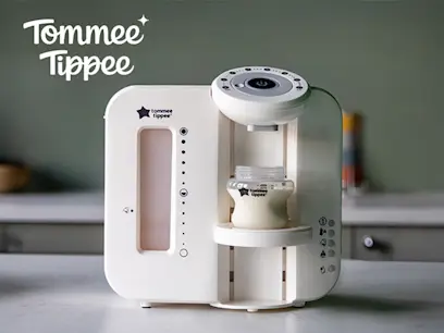 Tommee Tippee Perfect Prep Machine White on the indoor background 