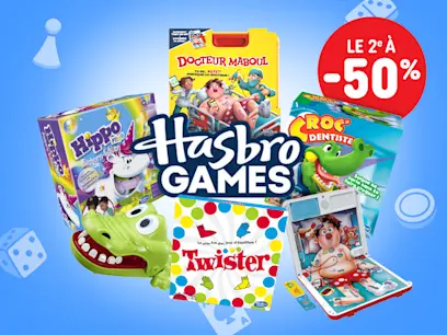 sur une sélection de jeux de société Hasbro