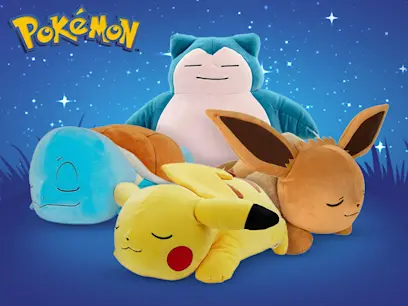 slapende Pokémon knuffels