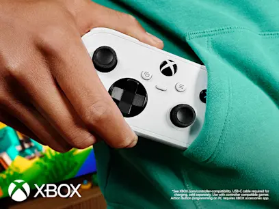 Take play to more places with the XBOX Nano Controller. Fit for virtually every pocket, budget, and whimsy.