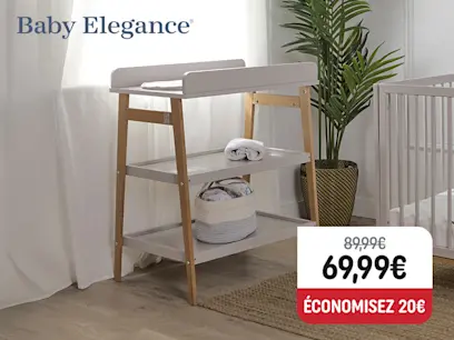 Baby Elegance - Table à Langer Ollie Stone