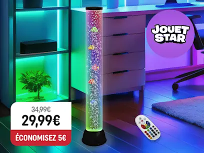 Lampe Tube LED avec Poissons 80 cm