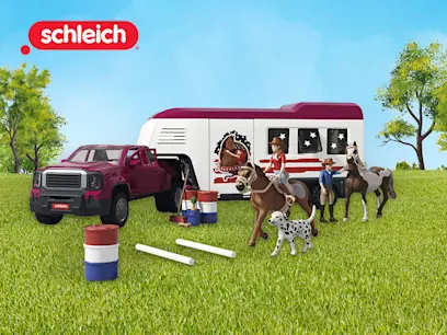 Schleich Horse Club 42705 Pick-up avec Grande Remorque